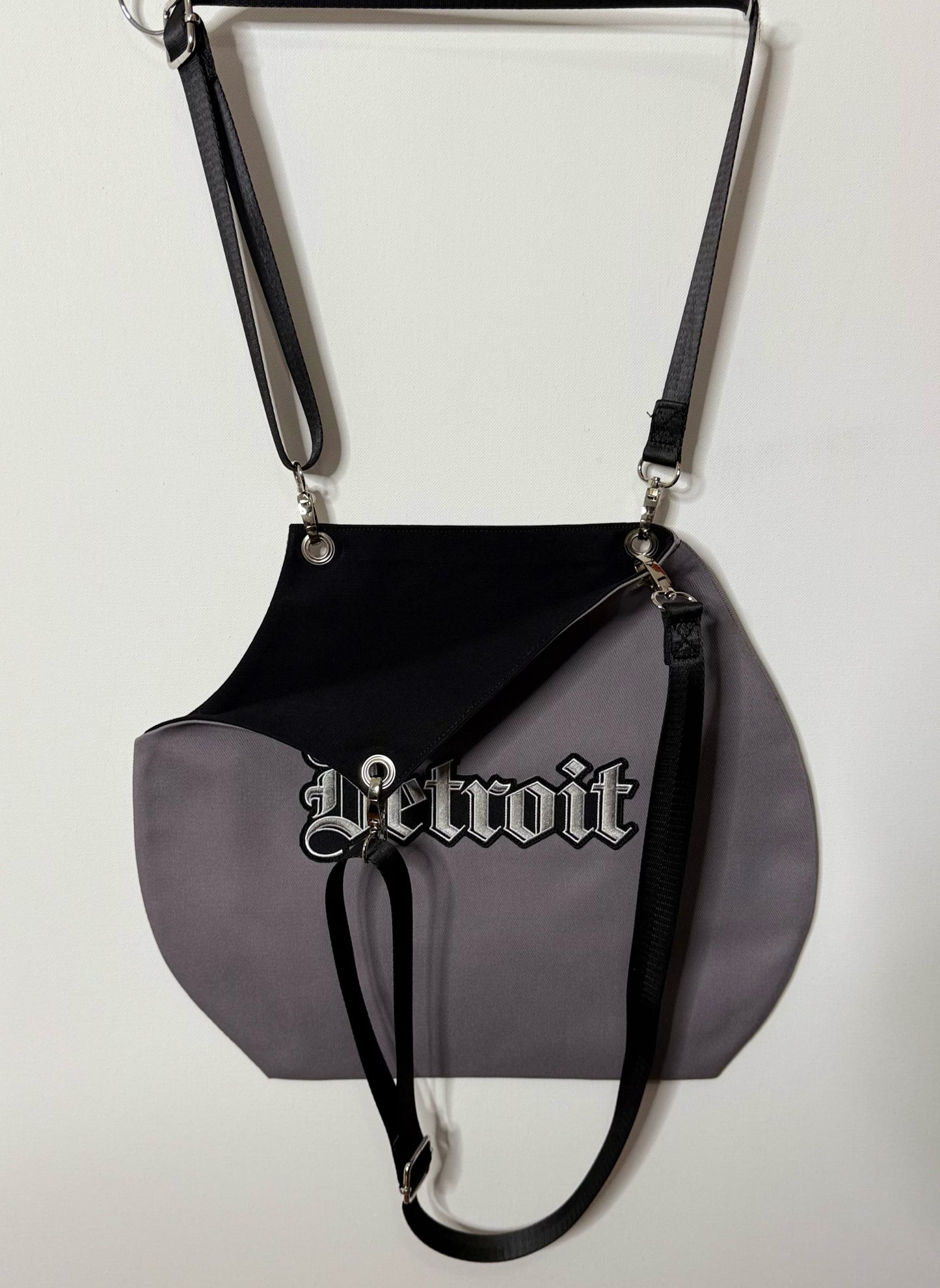 Detroit Cut Out Tote Bag *Grey