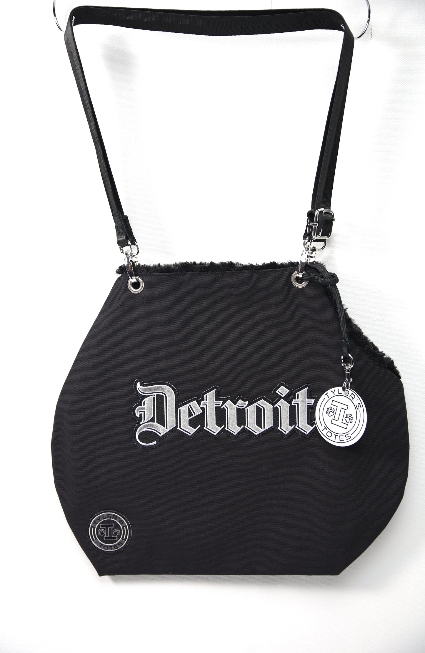 Detroit Cut Out Tote Bag * Black