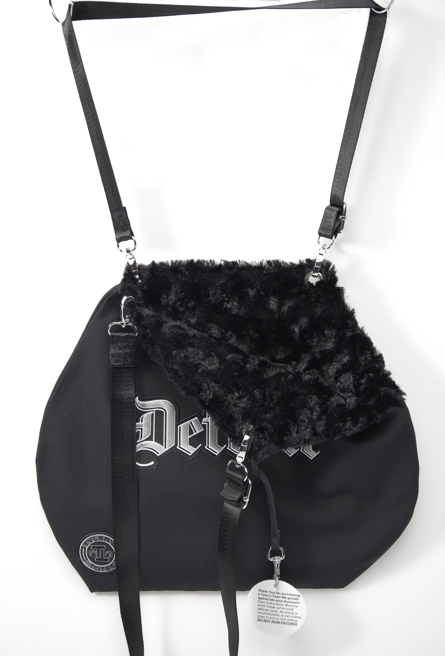 Detroit Cut Out Tote Bag * Black