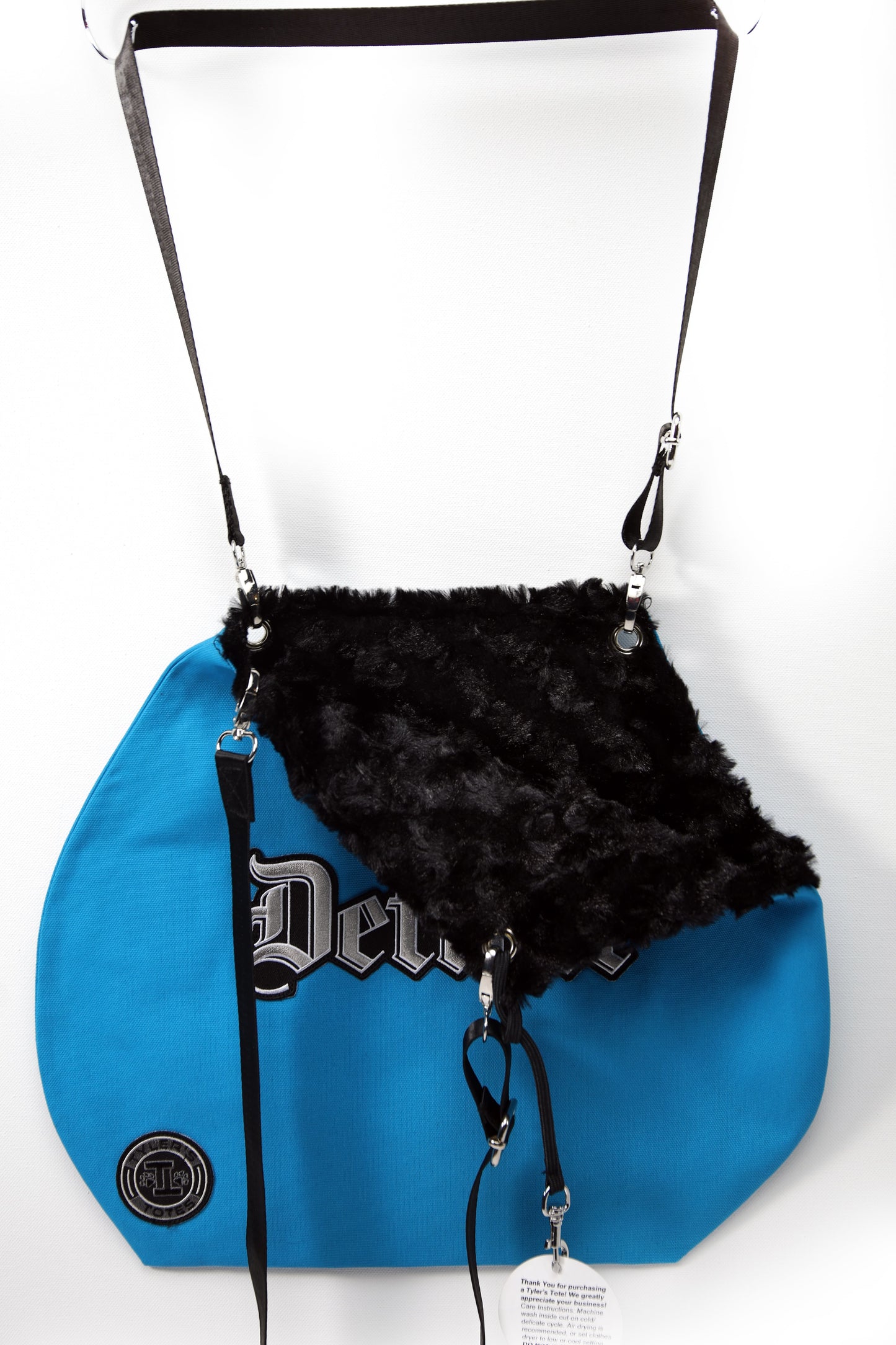 Detroit Cut Out Tote Bag *Turquoise