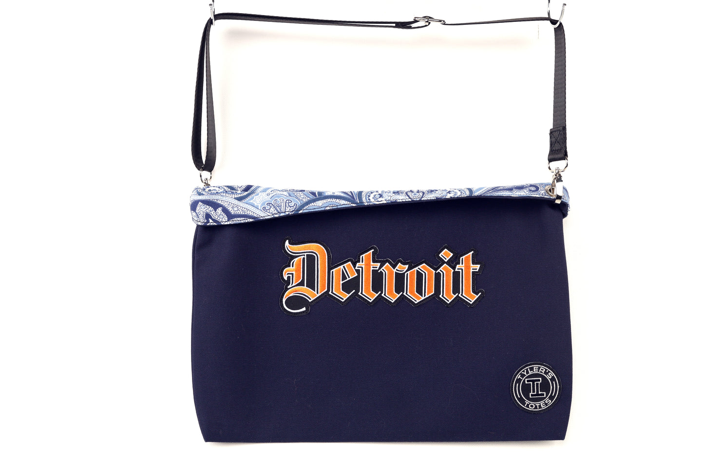 Detroit Messenger Tote -S *Navy