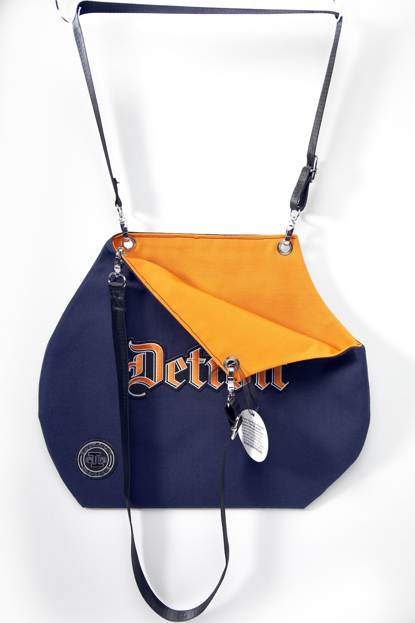 Detroit Cut Out Tote Bag * Navy
