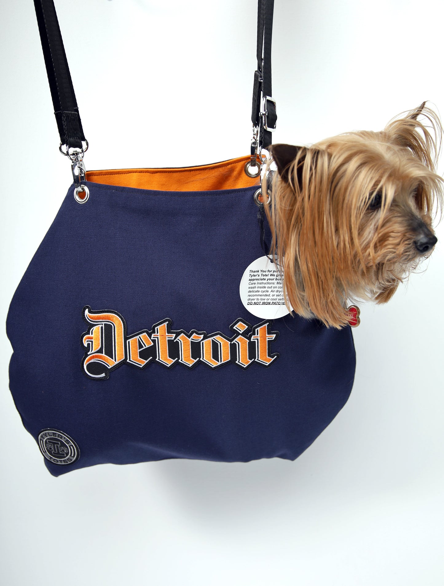 Detroit Cut Out Tote Bag * Navy