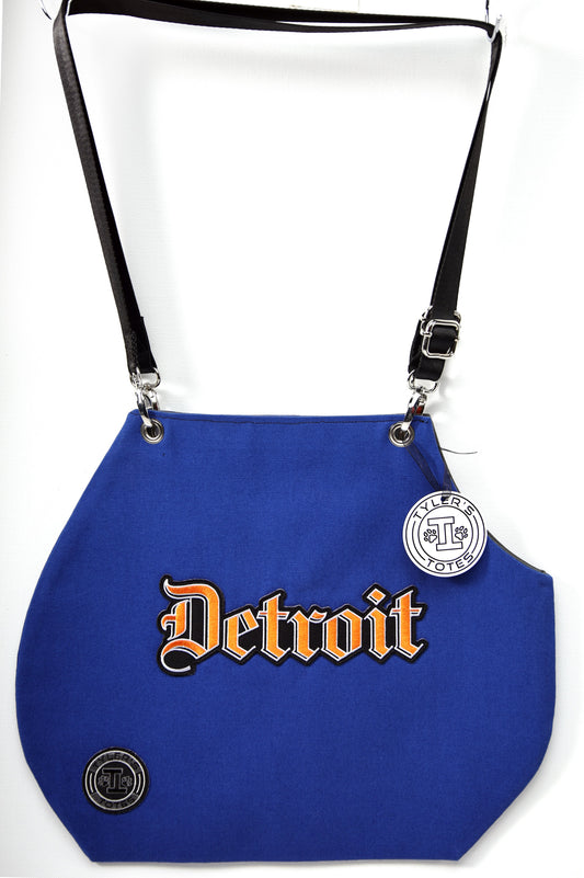 Detroit Cut Out Tote Bag *Royal Blue