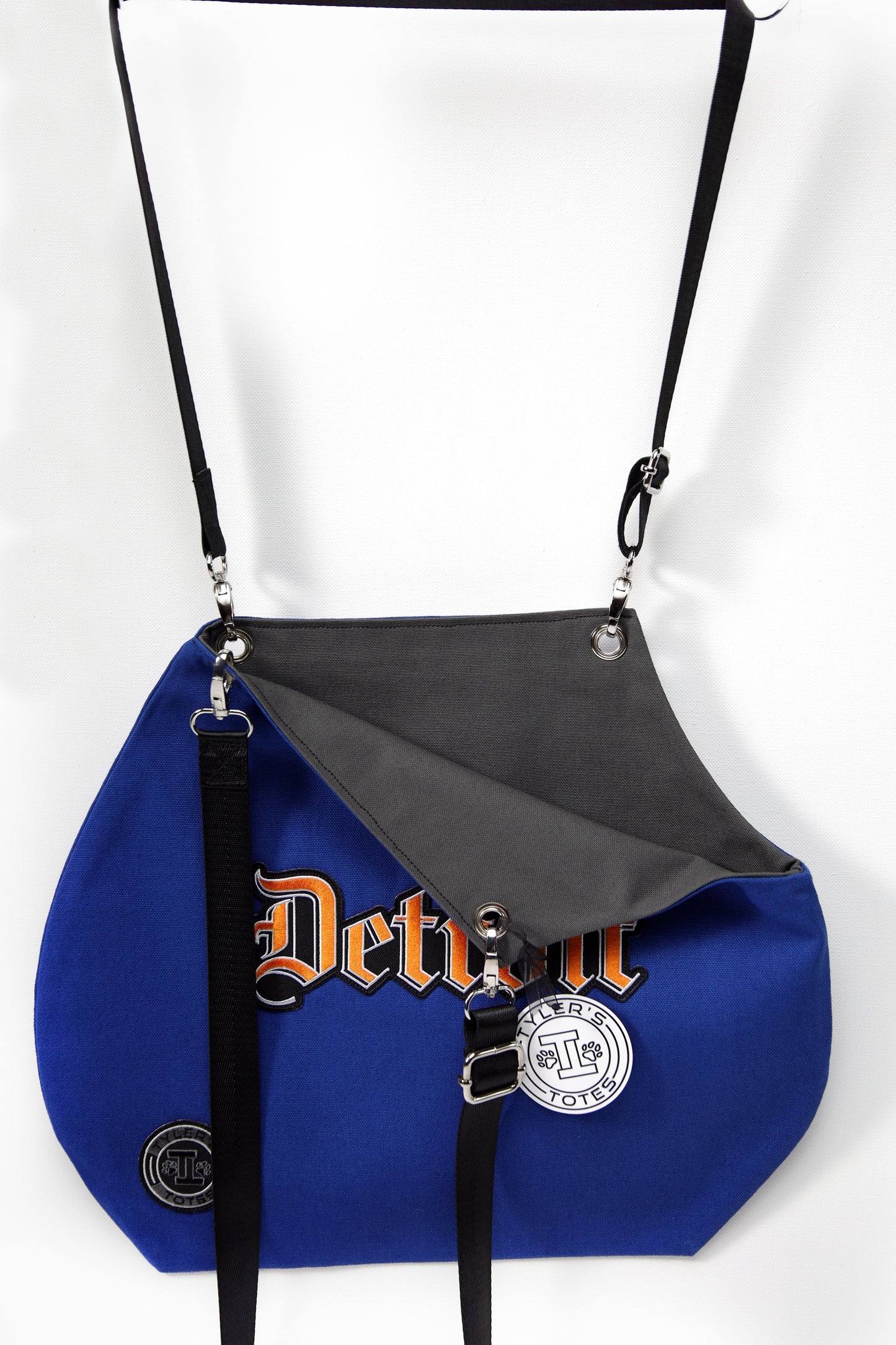 Detroit Cut Out Tote Bag *Royal Blue