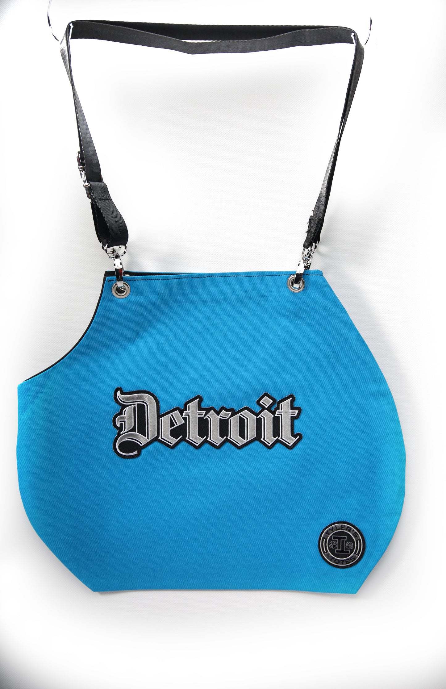 Detroit Cut Out Tote Bag *Turquoise
