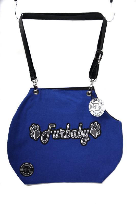 Furbaby Cut Out Tote Bag * Royal Blue