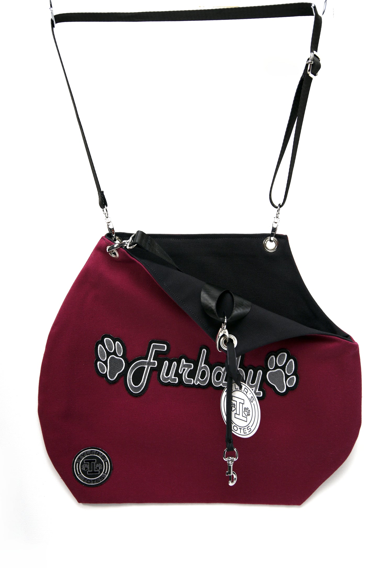 Furbaby Cut Out Tote Bag * Raspberry