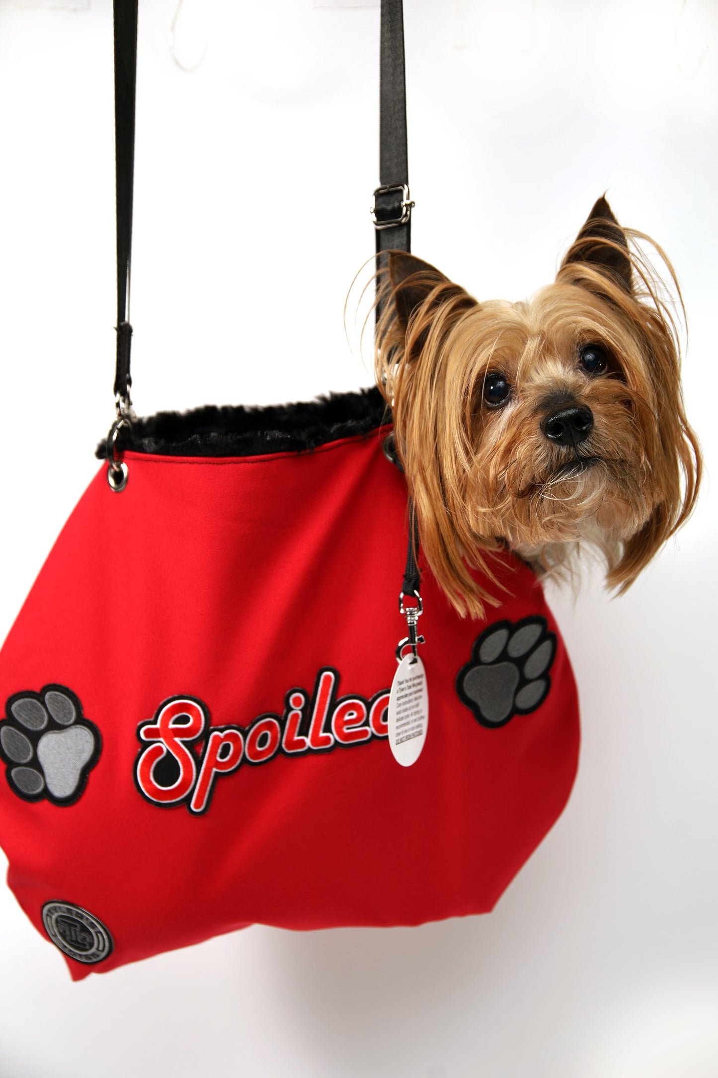 Spoiled Cut Out Tote w/ Paws * Red